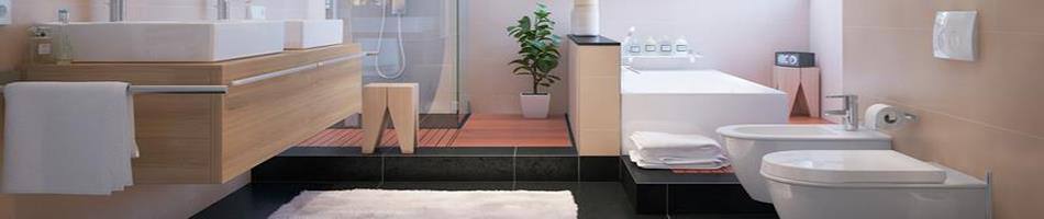 Dusche, Wanne, Waschtisch