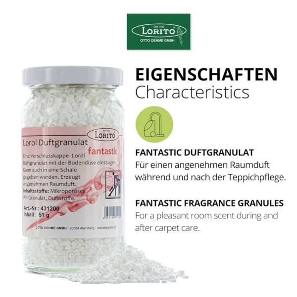 Lorol Duftgranulat  - 200 ml Staubsaugerduft Raumduft