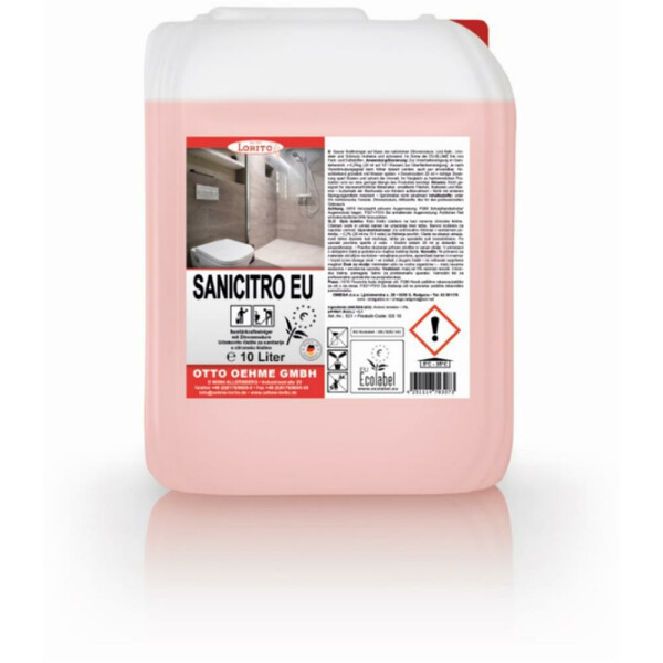 Lorito Sanicitro 521 Sanitärreiniger Bio Kalklöser EU-Ecolabel