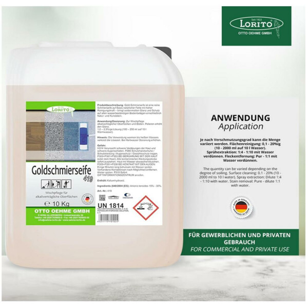 Lorito Goldschmierseife 419 Schmierseife rückfettend viskos
