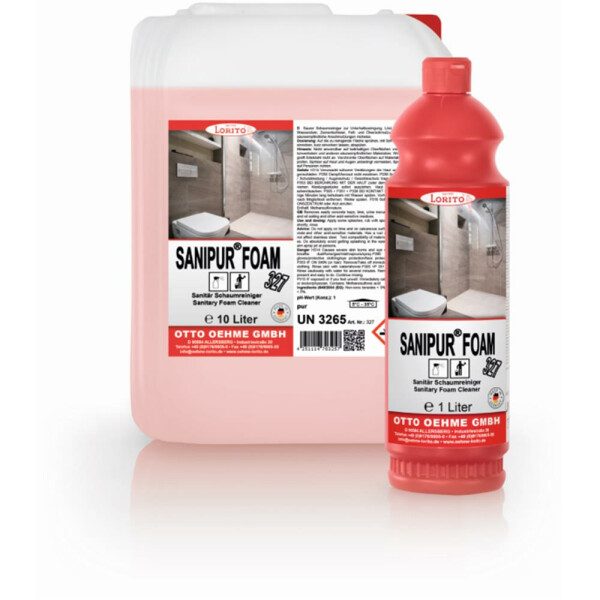 Lorito Sanipur Foam 327 Sanitärreiniger Kalklöser schäumend  Kalkentferner