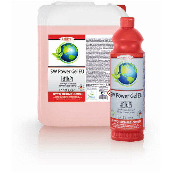 Lorito SW Power Gel Sanitärgrundreiniger WC Ecolabel Kalkbrecher