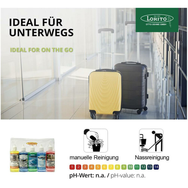 Lorito 5x 100ml Reinigungsset Probe-Set Gast-Reinigungskit