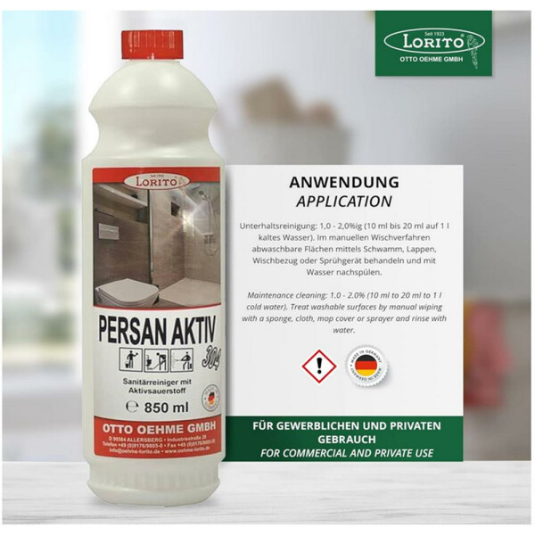 Lorito Persan 304 Sanitärreiniger Kalklöser Kalkentferner mit Aktivsauerstoff