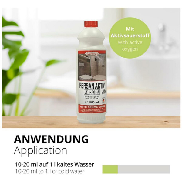 Lorito Persan 304 Sanitärreiniger Kalklöser Kalkentferner mit Aktivsauerstoff