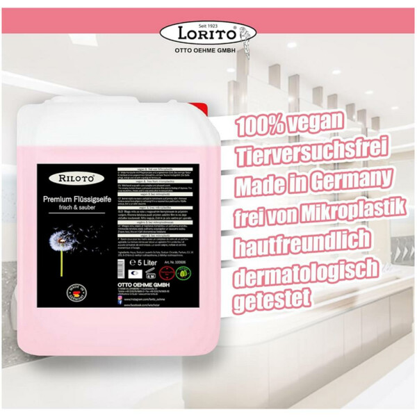 frisch und sauber  Handseife Seifencreme 5 Liter