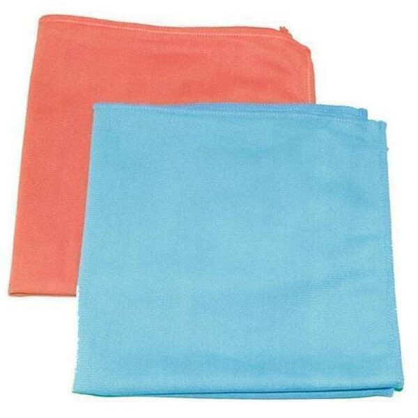 Fenstertuch Microfasertuch Mikrofasertuch für Fenster, lachsrot klein