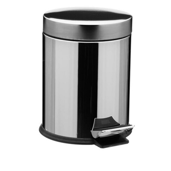 M&uuml;lleimer Treteimer Abfalleimer verchromt 12 Liter