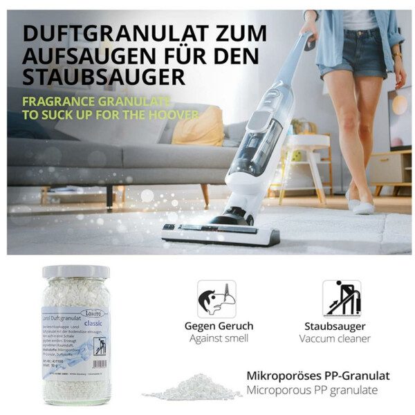 Lorol Duftgranulat Classic 50 g - 200 ml Staubsaugerduft Raumduft