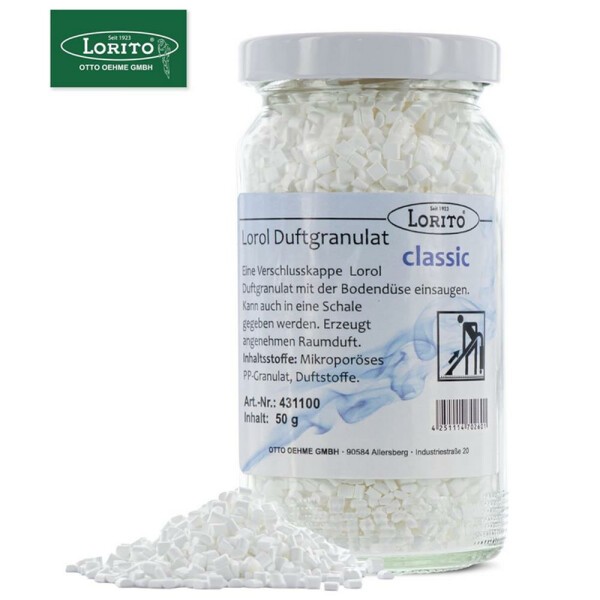 Lorol Duftgranulat Classic 50 g - 200 ml Staubsaugerduft Raumduft