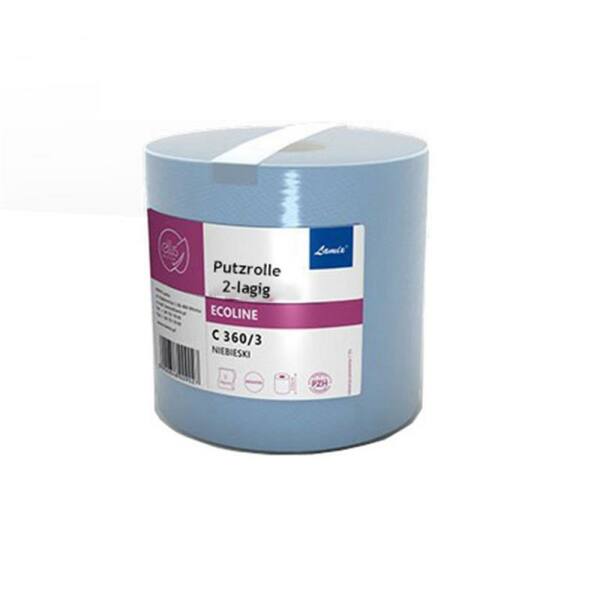 Lorito Putzrolle Papierhandtuchrolle für Industrie 2-lagig