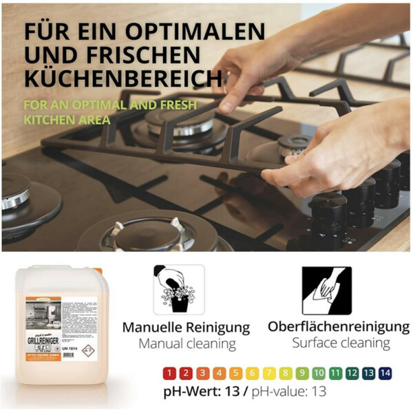 Lorito Wischstar frisch u. sauber Grillreiniger 021 10 Liter  starker Backofenreiniger