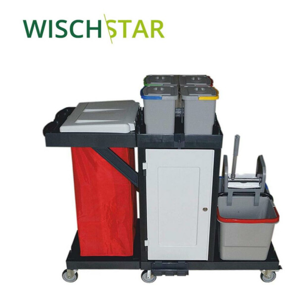 Wisch-Star Reinigungswagen Willy abschließbar Systemwagen Putzwagen