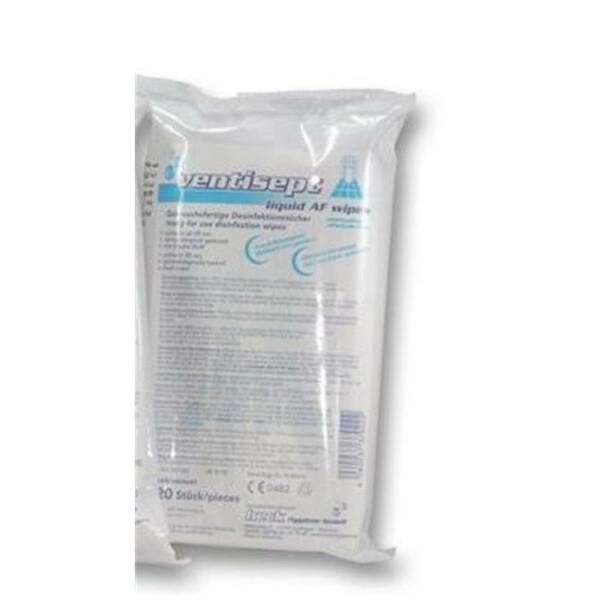 Heck-Hygiene Ventisept Liquid AF Wipes LEMON Desinfektionstücher 120er Pack