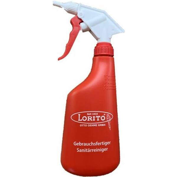 Dosierflasche 650 ml mit Sprühpistole für Sanitärreiniger