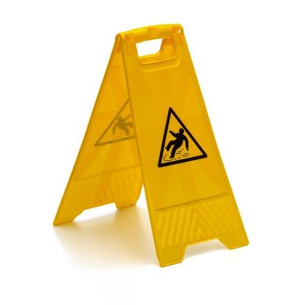 Wisch-Star Warnschild, aufklappbar, ohne Aufschrift, 2-tlg.