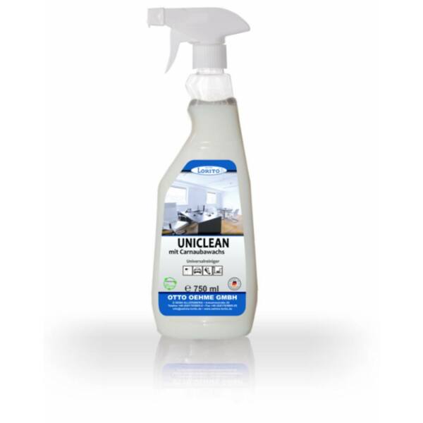 Lorito Uniclean mit Carnauba 750 ml Universalreiniger mit Abperleffekt
