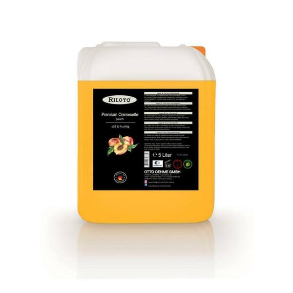 Riloto Premium Flüssigseife Pfirsich 5L Cremeseife Handseife
