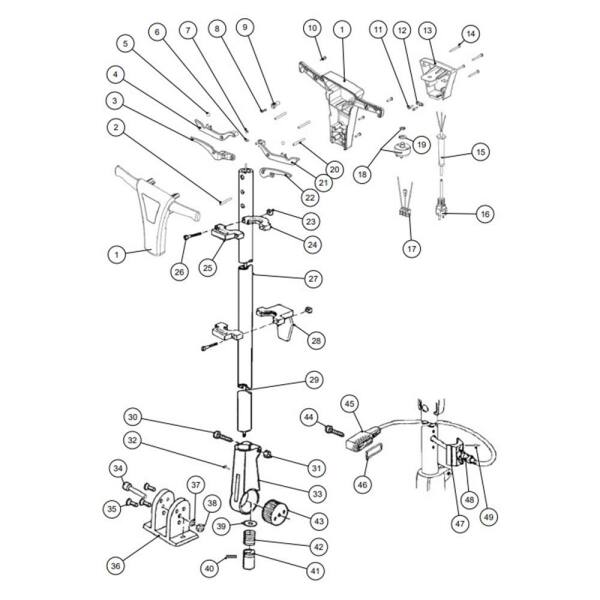 Schraube Zahnrad Candia