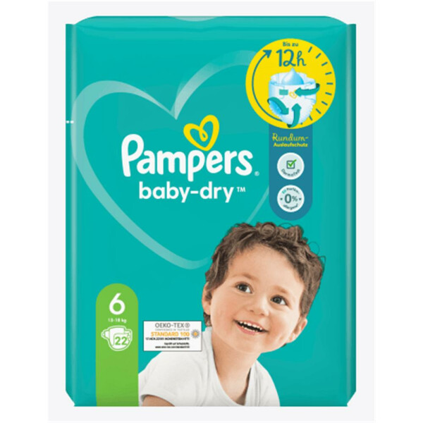 Pampers Baby Dry Windeln Größe 6