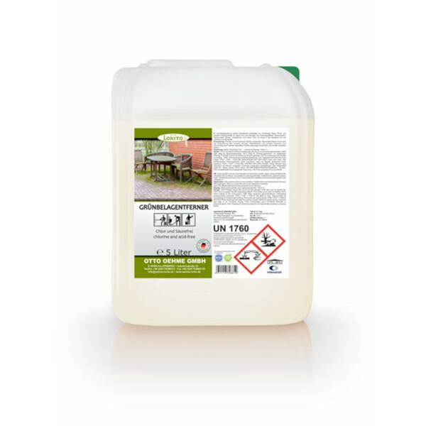 Gr&uuml;nbelagentferner 5 Liter HOCHKONZENTRAT chlorfrei