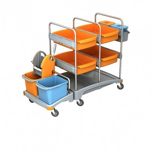 Splast Systemwagen TSZ-0009 2x20 L, 4xKunststoffwanne...
