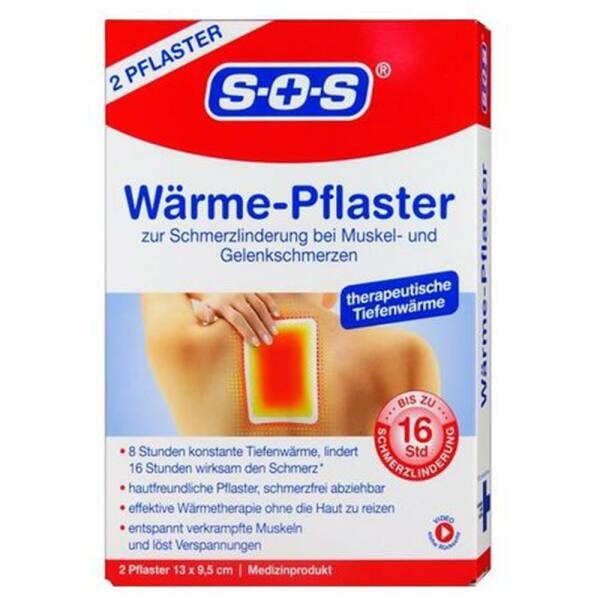 SOS W&auml;rmepflaster, 2er Packung