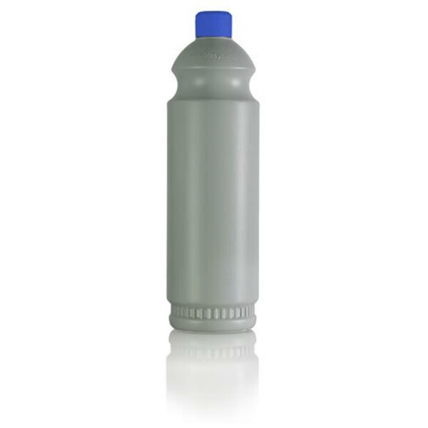Recycelte 100% KLT HDPE Leerflasche 1 Liter mit Griffmulde