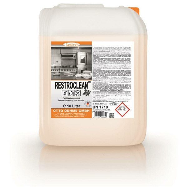 Lorito Restroclean 242 Fettlöser Grillreiniger Backofenreiniger