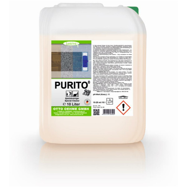 Lorito Purito 219 Bodenpflege Unterhaltsreiniger PU-Reiniger Vinyl-Reiniger